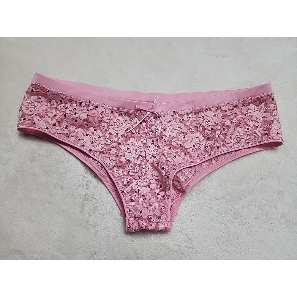 Sexy Little Things‎ Panties  By Victoria Secret  Pink Jewels Med Hiphugger